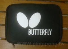 Butterfly_Logo Case 銀色商標方型球拍袋