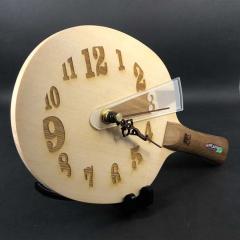 PRO PRO PP-T.T. Blades-shaped clock-Japan Kiso Hinoki